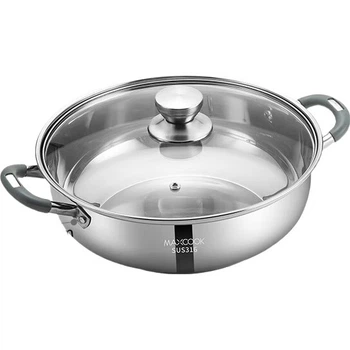 Кастрюля Maxcook MCT1976 нержавейка 316, 30см, для газа/индукции