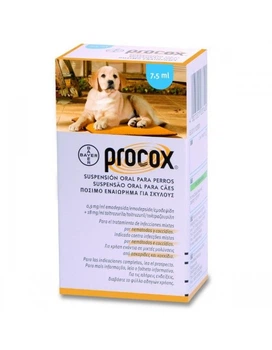 Суспензія проти гельмінтів Bayer Procox для цуценят та дорослих собак 7.5 мл (1мл на 2 кг ваги)