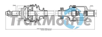 Приводной вал в сборе RENAULT CLIO, TRAKMOTIVE (301737)
