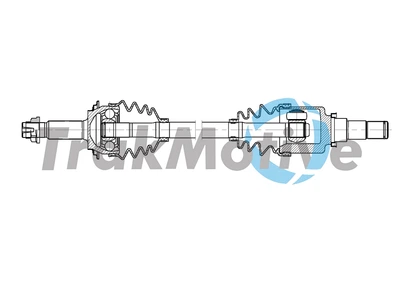 Приводной вал в сборе TOYOTA YARIS, TRAKMOTIVE (301931)