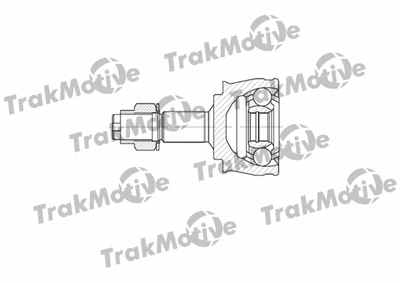 ШРУС в сборе, комплект Lancia Ypsilon/Opel Corsa, TRAKMOTIVE (400566)