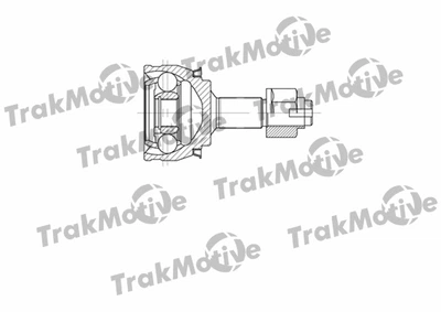 ШРУС в сборе, комплект Fiat Punto/Opel Corsa, TRAKMOTIVE (400616)