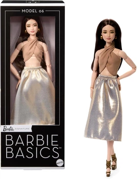 Лялька Барбі Базова Брюнетка Barbie Signature Basics Model 06 Brunette Hair (JJX25) (JJX25)