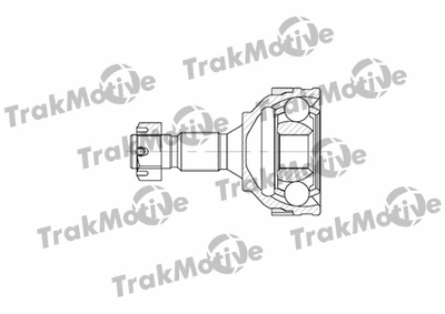 ШРУС в сборе, комплект Peugeot Partner, TRAKMOTIVE (400560)