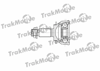 ШРУС в сборе, комплект Subaru Outback/Legacy, TRAKMOTIVE (400700)