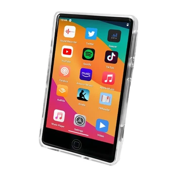 MP4-плеер M13 32 ГБ с сенсорным 4" IPS-экраном, Android 14, Wi-Fi, Bluetooth 5.0 и поддержкой MicroSD до 256 ГБ Black