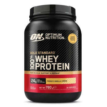 Протеин сывороточный Optimum Nutrition Gold Standard 100% Whey EU, 770 грамм - Французская ваниль