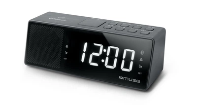 Радіо-годинник з USB Muse M-172 BT чорний