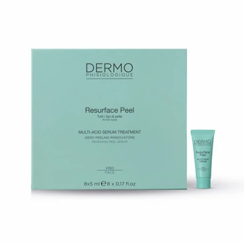 Мультикислотная лечебная сыворотка для пилинга лица Resurface Peel Multi-Acid Serum Treatment Dermophisiologique 8x5 мл (0530)