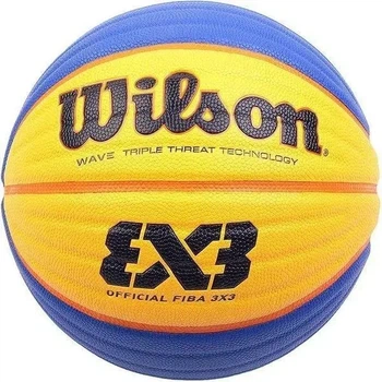 М'яч баскетбольний Wilson Fiba 3X3 game розмір 6, жовто-синій