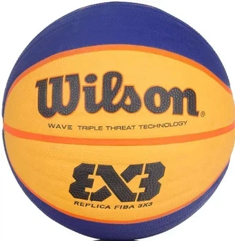 М'яч баскетбольний Wilson Fiba 3X3 розмір 6, оранжево-синій