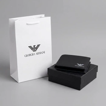 Фирменный кожаный мужской кошелек (3031-1)