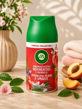 Змінний балон Air Wick Freshmatic Pure Refreshing з ароматом персика та абрикоса, 250 мл