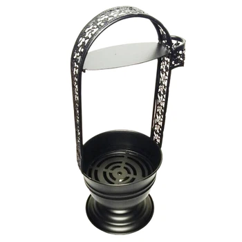 Кошик для вугілля Орнамент Big Black (Чорний)