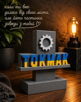 Статуетка Стела міста Токмак 10х14х10 см