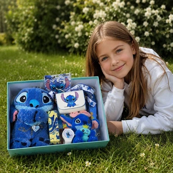 Подарочный бокс Стич, Stitch- Мега-набор для настоящих фанатов, 9 ед.