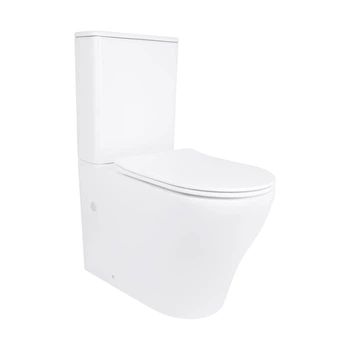 Напольный унитаз Qtap Virgo Ultra Quiet безободочный с сиденьем Soft-close WHITE QT18226092AW