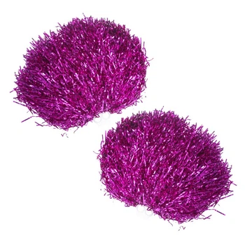 Помпоны розовые для черлидинга и танцев SP-Sport Pom-Poms 1682 комплектация 2шт Pink