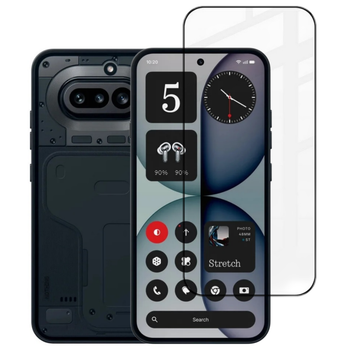Защитное стекло Fiji Premium для Nothing Phone (4a) (A069) полная проклейка Anti-Static черный