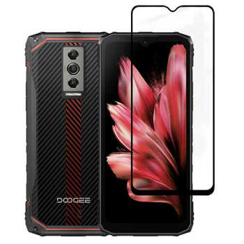 Защитное стекло Fiji Premium для Doogee Blade 10 / 10 Pro / 10 Ultra / 10 Energy полная проклейка Anti-Static черный