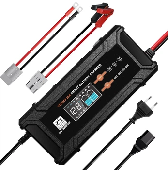 Зарядное устройство ECO-WORTHY 12V/24V 20A для LiFePO4, AGM, STD аккумуляторов