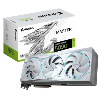 Відеокарта GIGABYTE GeForce RTX5090 32GB AORUS MASTER ICE (GV-N5090AORUSM ICE-32GD)