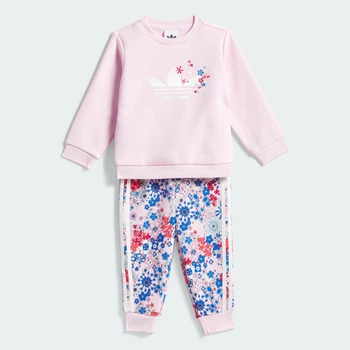 Детский комплект: свитшот и брюки adidas Originals x Liberty London adidas KD1730 (62) розовый (4068819361107)