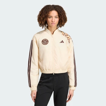 Жіночий бомбер ADIDAS x FARM RIO adidas KR0283 (M) бежевий (4068804302269)