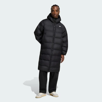 Чоловіча куртка LONG REGEN adidas KR7202 (2XL) чорний (4068817871394)
