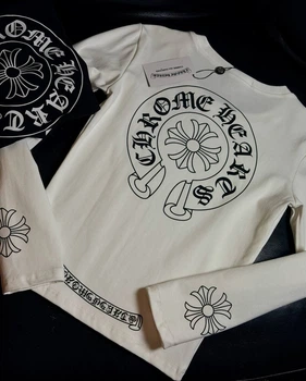 Лонг Chrome hearts женский XS белый