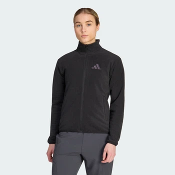 Женская куртка Terrex Multi Essentials Full Zip Fleece adidas KY9853 (M) черный (4069996617384)
