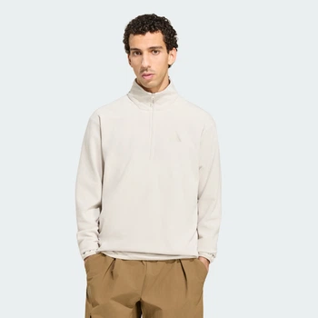 Мужская спортивная кофта Terrex Multi Essentials Half Zip Fleece adidas KZ1776 (M) бежевый (4069996362833)