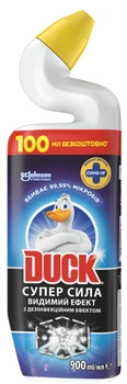 Засіб для чищення унітаза Duck Суперсила Видимий ефект 900 мл (4823002005318)