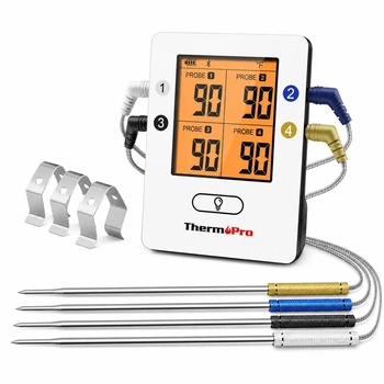 Кухонный термометр для мяса с 4 зондами ThermoPro TP25 градусник щуп кулинарный