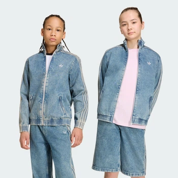Дитяча джинсова куртка adidas KR6530 (140) синій (4069996673977)