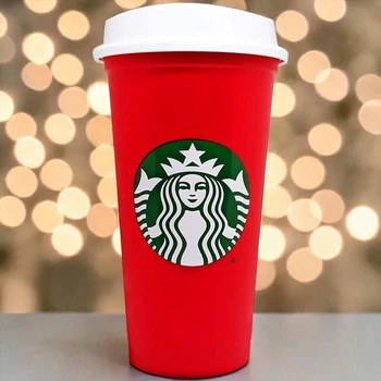 Многоразовый стакан с крышкой Starbucks Red Edition 480 мл