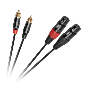 Кабель соединительный Cabletech XLR - 2RCA 1m (KPO2930)