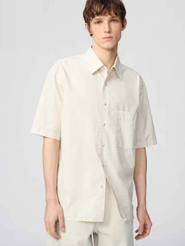 Рубашка хлопковая мужская Uniqlo 955220506 2XL Молочная (1160765030)