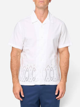 Рубашка хлопковая мужская Guess 135142875 L Белая (1161444453)