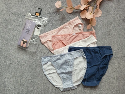 Набір трусиків Marks & Spencer High Legs (5 шт.) бавовна р. UK 10