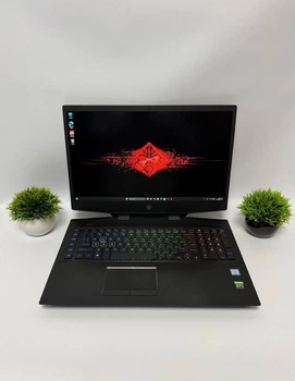 Ноутбук HP Omen i7-9750H (6 ядер)/ RTX 2080 8gb / 16gb DDR4 / 256gb ssd + 1TB HDD / 17.3 Full HD IPS 144Hz - Б/У