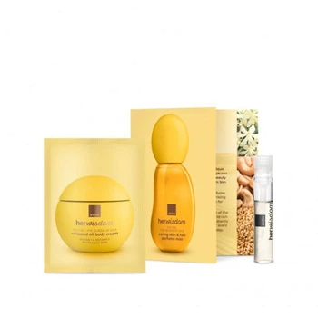 Набір 2-в-1 Avon Herwisdom «Сім Сім» листівка з пробним зразком, 0,4 мл +10 мл