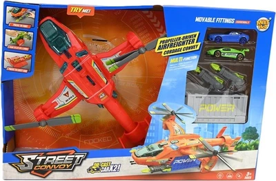 Helikopter transporter Dromader ze światłem i dźwiękami Czerwony 1363172 31721 (6900313631721)