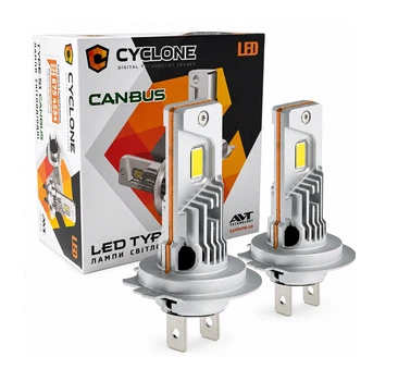 LED лампи H7 Cyclone Type-51 6000K (2 шт. комплект)