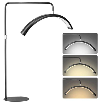 Бестеневая LED лампа 50W 28 дюймов 320 светодиодов для косметологов и визажистов Black HD-M8X