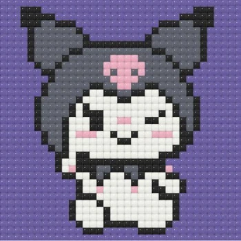 Алмазна мозаїка (міні) Куромі (Kuromi), 10х10 см 4940626