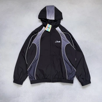 Куртка Ветровка Corteiz CRTZ Jacket Рефлектив Кортез Чёрный S
