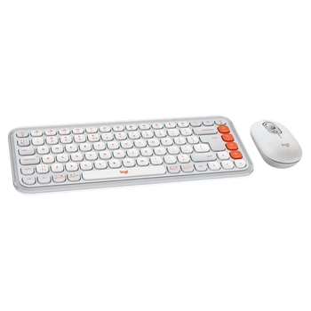 Комплект клавіатура та мишка Logitech POP Icon Combo Bluetooth UA Off-White (920-013141)