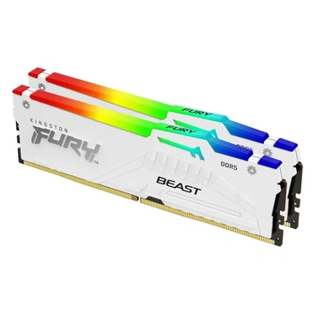 Модуль пам'яті Kingston FURY Beast White RGB DDR5 6400 32GB (2x16GB) CL32-39-39 1.4V EXPO