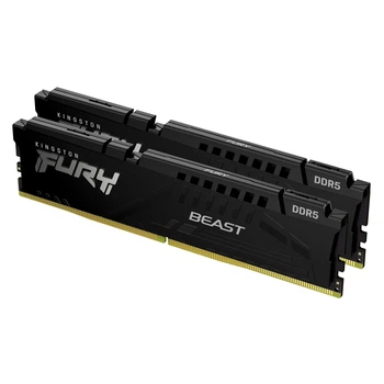 Модуль пам'яті Kingston Fury Beast Black DDR5-5600 32GB (2x16GB) CL36-38-38 1.25V EXPO (KF556C36BBEK2-32)